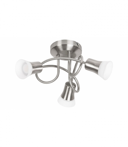 Spot Riley,LED, 3x4W 3x350lm, 3000K, IP20, chrom satynowy szkło opalizowane, przeplatane Rabalux 5629