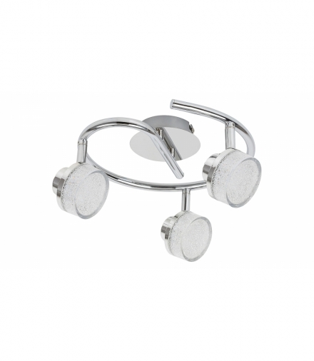 Spot PADMA LED 3X 5W, IP20, chrom kryształ przezroczysty Rabalux 5637