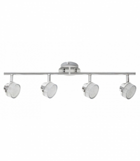 Spot PADMA LED 4X 5W, IP20, chrom kryształ przezroczysty Rabalux 5639