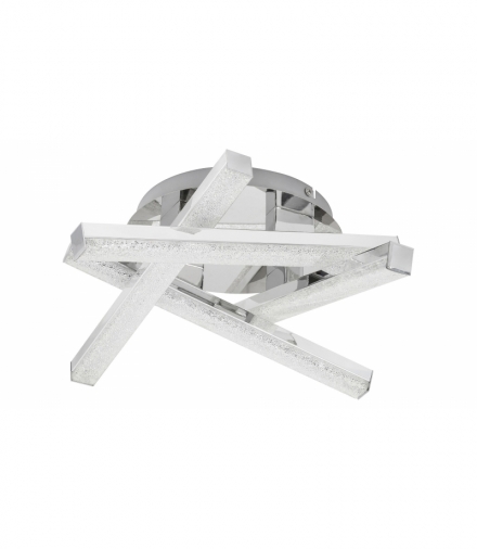 Plafon Chelsea LED 16W, IP20 1280lm, 3000K, chrom kryształ przezroczysty Rabalux 5789