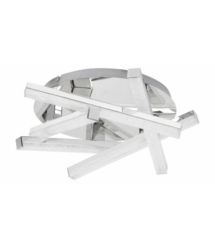 Plafon Chelsea LED 20W, IP20 1600lm, 3000K, chrom kryształ przezroczysty Rabalux 5790