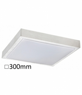 Plafon SASHA LED 18W, IP20 1080lm, 3000K, szczotkowane aluminium opalizowane szkło Rabalux 5796