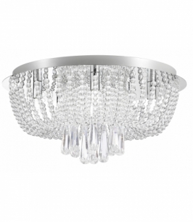 Plafon Larisha G9 6x max,40W chrom przeźroczysty Rabalux 6806