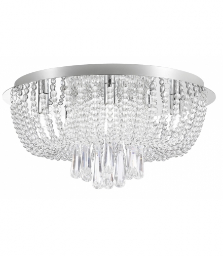 Plafon Larisha G9 6x max,40W chrom przeźroczysty Rabalux 6806