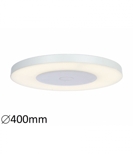 Plafon Milton, biały, LED 24W 2000lm, 4000k, z pilotem ściemnialnym Rabalux 6880