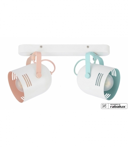 Spot Minuet E-14 2x max.40W wielokolorowe Rabalux 7013