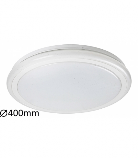 Plafon LEONIE RGB LED 32W, IP20 2400lm, 3000K-6500K, biały Rabalux 1510