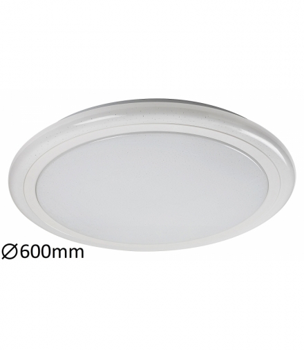 Plafon LEONIE RGB LED 42W, IP20 3400lm, 3000K-6500K, biały Rabalux 1511