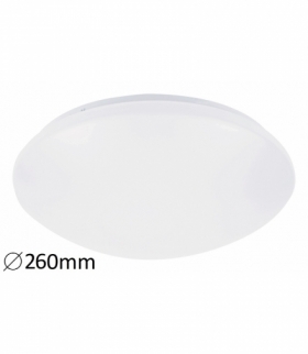 Plafon Lucas LED 12W IP44 780lm, 4000K biały 260mmx90mm Rabalux 3418