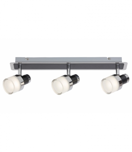 Lampa łazienkowa Harold LED 15W IP44 1200lm,4000K chrom czarny opal Rabalux 5023