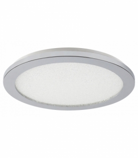 Plafon łazienkowy JEREMY, LED 18W 1200lm, 3000K IP44, chrom kryształ przezroczysty Rabalux 5207