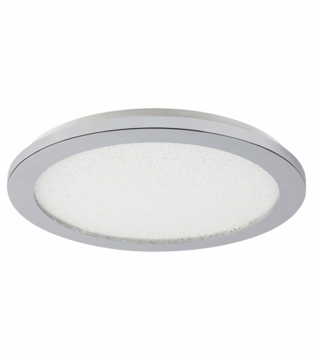Plafon łazienkowy JEREMY, LED 18W 1200lm, 3000K IP44, chrom kryształ przezroczysty Rabalux 5207