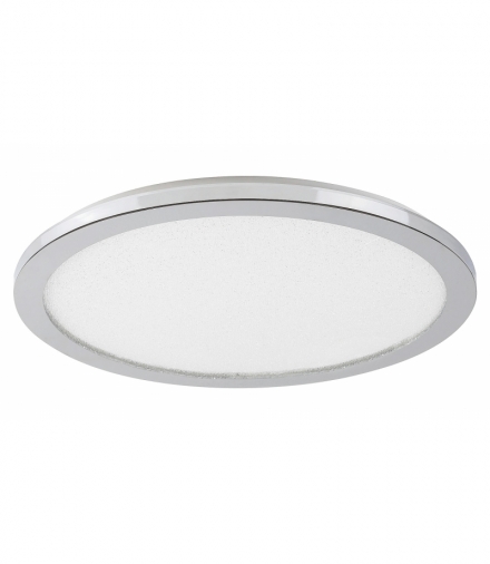 Plafon łazienkowy JEREMY, LED 24W 1200lm, 3000K IP44, chrom kryształ przezroczysty, duży Rabalux 5208