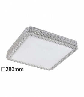 Plafon Lucilla LED 12W 1100lm, 4000K biały przeźroczysty Rabalux 5328