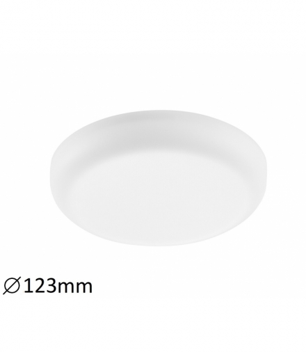 Plafon Oleg LED 12W IP65 IP20 1272lm, 4000K biały 123mmx25mm Rabalux 5368