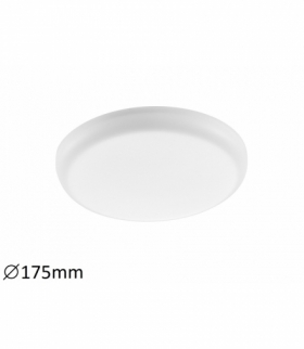 Plafon Oleg LED 18W IP65 IP20 1890lm, 4000K biały 175mmx25mm Rabalux 5369