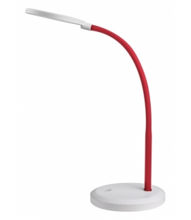 Lampka biurkowa Timothy LED 7,5W 440 lm, 4000K IP20 czerwony biały Rabalux 5430