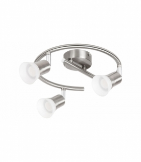 Spot Riley,LED, 3x4W 3x350lm, 3000K, IP20, chrom satynowy szkło opalizowane Rabalux 5628