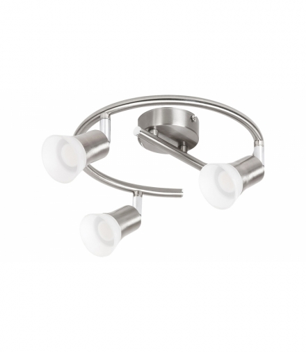 Spot Riley,LED, 3x4W 3x350lm, 3000K, IP20, chrom satynowy szkło opalizowane Rabalux 5628