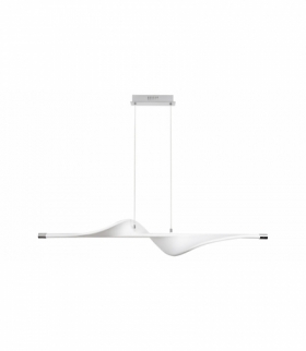 Lampa wisząca Falcon LED 1 x 27W 1800lm, 3000K, IP 20, chrom biały Rabalux 5918