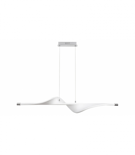 Lampa wisząca Falcon LED 1 x 27W 1800lm, 3000K, IP 20, chrom biały Rabalux 5918