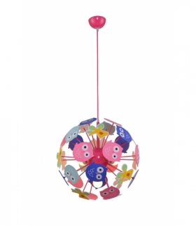 Lampa wisząca Birdy E-14 3x max 40W IP20 multicolor Rabalux 6390