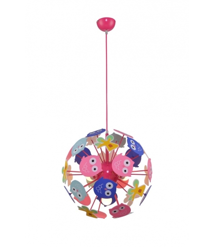 Lampa wisząca Birdy E-14 3x max 40W IP20 multicolor Rabalux 6390