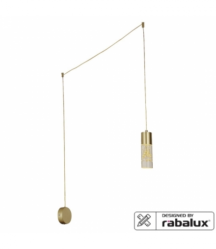 Lampa wisząca Floresta LED 4W złoty Rabalux 6560