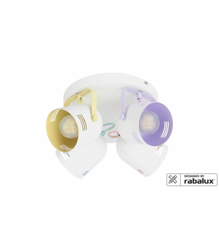 Spot Minuet E-14 4x max.40W wielokolorowe Rabalux 7014