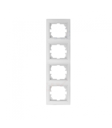 DOMO 01-1540-002 biały Ramka poczwórna pionowa Kanlux 24769
