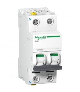 Wyłącznik nadprądowy Acti9 iC60N-C10-1N C 10A 1N-biegunowy, A9F04610 Schneider Electric