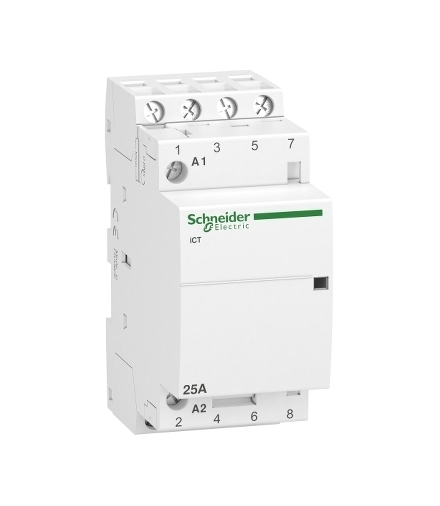 Stycznik modułowy Acti9 iCT50-25-40-230 25A 4NO 50Hz 220/240 VAC, A9C20834 Schneider Electric