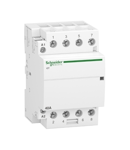 Stycznik modułowy Acti9 iCT50-40-40-230 40A 4NO 50Hz 220/240 VAC, A9C20844 Schneider Electric
