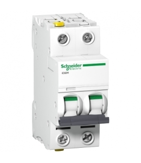 Wyłącznik nadprądowy Acti9 iC60H-B10-2 B 10A 2-biegunowy, A9F06210 Schneider Electric