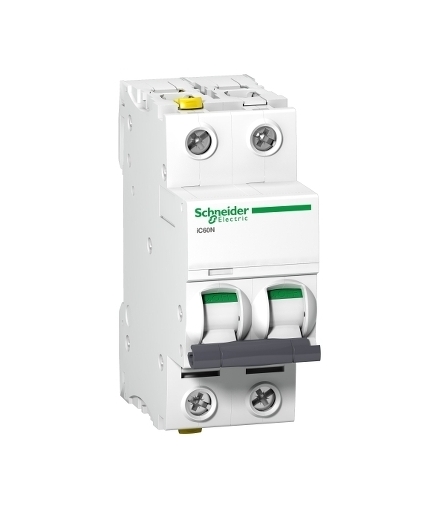 Wyłącznik nadprądowy Acti9 iC60N-C16-2 C 16A 2-biegunowy, A9F04216 Schneider Electric
