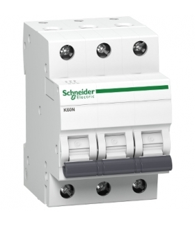 Wyłącznik nadprądowy K60 K60N-C16-3 C 16A 3-biegunowy, A9K02316 Schneider Electric