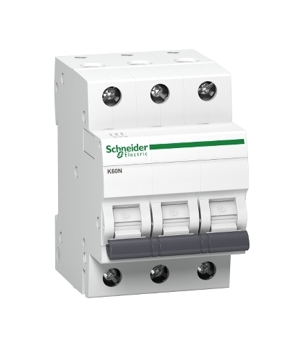 Wyłącznik nadprądowy K60 K60N-C20-3 C 20A 3-biegunowy, A9K02320 Schneider Electric