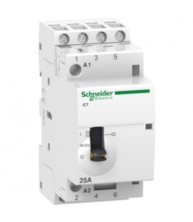 Stycznik modułowy Acti9 iCT50r25-40-230 25A 4NO 50/60Hz 220/240 VAC, A9C21834 Schneider Electric