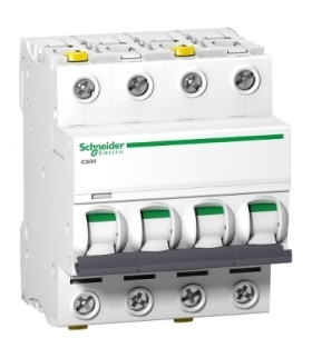 Wyłącznik nadprądowy Acti9 iC60H-C40-4 C 40A 4-biegunowy, A9F07440 Schneider Electric