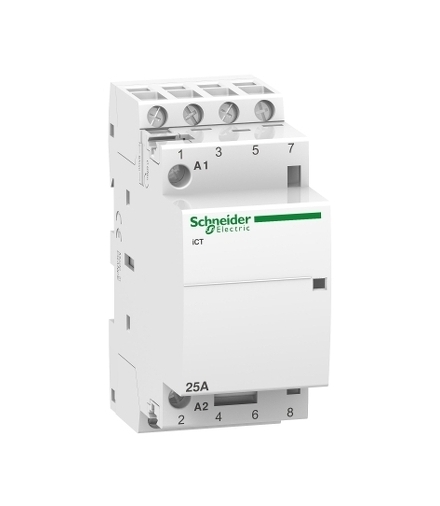 Stycznik modułowy Acti9 iCT50-25-40-24 25A 4NO 50Hz 24 VAC, A9C20134 Schneider Electric