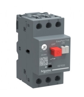 Wyłącznik silnikowy GZ1E20 napęd przyciskowy I13-18A zaciski skrzynkowe Schneider Electric