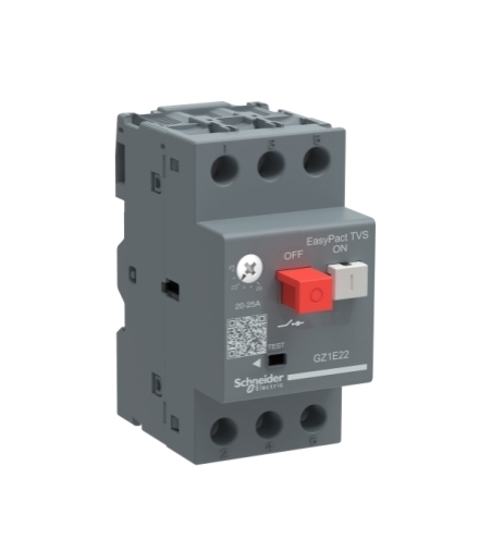 Wyłącznik silnikowy GZ1E22 napęd przyciskowy I20-25A zaciski skrzynkowe Schneider Electric
