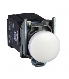 Harmony XB4 Lampka sygnalizacyjna biała LED 440/460V metalowy, XB4BV8B1 Schneider Electric