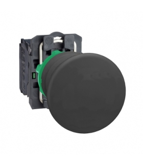 Harmony XB5 Przycisk grzybkowy, Ø40 czarny, plastikowy, XB5AC21 Schneider Electric