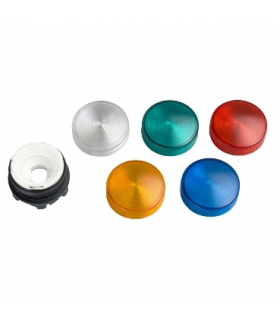 Harmony XB5 Głowka lampki sygnalizacyjnej LED z zestawem 5 soczewek karbowanych plastikowa, ZB5AV003S Schneider Electric