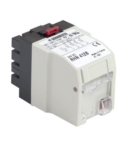 Zelio Relay Przekaźnik bezwłoczny 4 styki C/O, 24V DC, RHN412B Schneider Electric