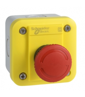 Harmony XALE Stacja sterująca z czerwonym przyciskiem grzybkowym bezpieczeństwa, XALEK1701 Schneider Electric