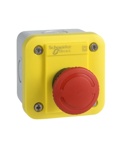 Harmony XALE Stacja sterująca z czerwonym przyciskiem grzybkowym bezpieczeństwa, XALEK1701 Schneider Electric