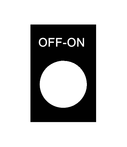 Harmony XAC Etykieta wymiary 30x40mm czarna, ZB2BY2367 Schneider Electric