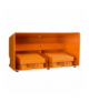 Harmony XPE Łącznik nożny podwójny z osłoną pomarańczowy 4 NC+ 4NO metalowy, XPER3110D Schneider Electric